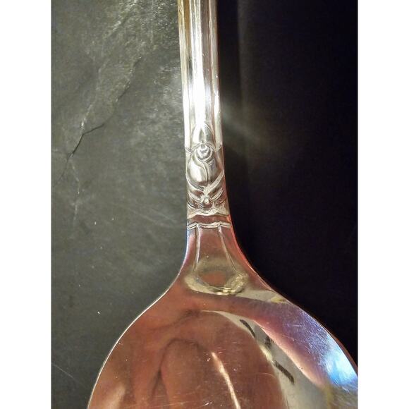 ROSALIE 1938 WM.A. ROGERS A1 PLUS ONEIDA SILVER PLATE Tablespoons Set Of Six - Picture 4 of 10